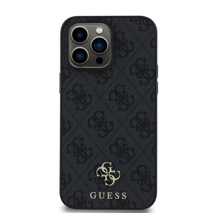 iPhone 13 Pro Max Kılıf Guess Orjinal Lisanslı M-safe Şarj Özellikli Small 4G Classic Kılıf