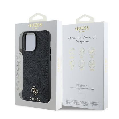 iPhone 13 Pro Max Kılıf Guess Orjinal Lisanslı M-safe Şarj Özellikli Small 4G Classic Kılıf