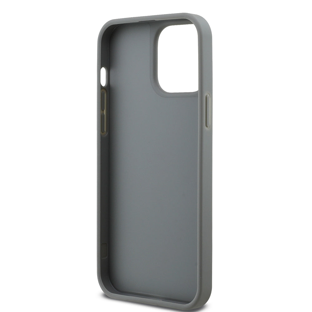 iPhone 13 Pro Max Kılıf Guess Orjinal Lisanslı Taşlı Arka Yüzey Üçgen Logolu Kılıf