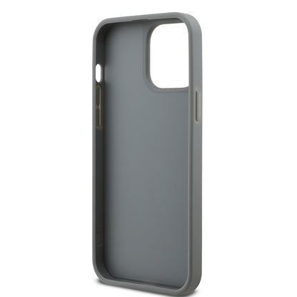 iPhone 13 Pro Max Kılıf Guess Orjinal Lisanslı Taşlı Arka Yüzey Üçgen Logolu Kılıf