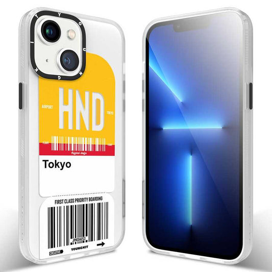 iPhone 13 Kılıf YoungKit Any Time Trip Serisi Kılıf