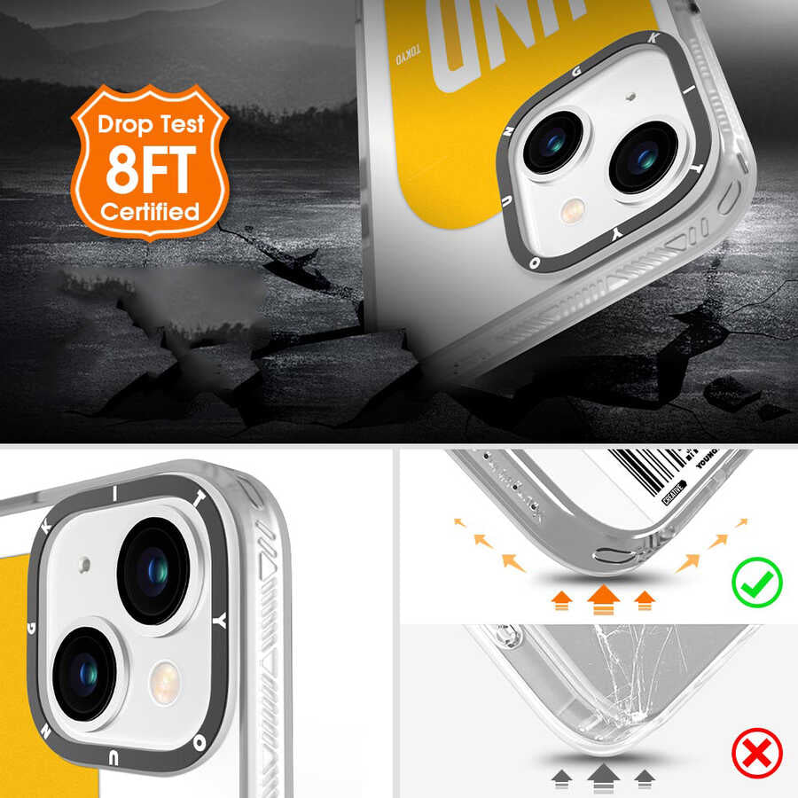Apple iPhone 13 Kılıf YoungKit Any Time Trip Serisi Kapak CL027 Paris
