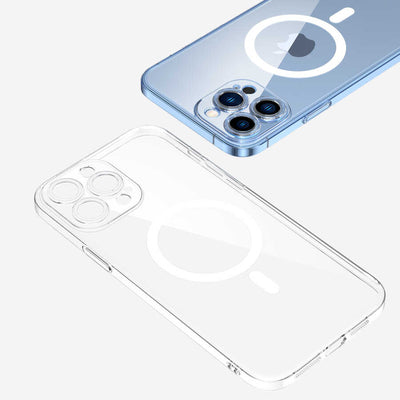 Apple iPhone 13 Pro Max Kılıf Kamera Korumalı M-safe Sert PC Zore Porto Kapak Renksiz