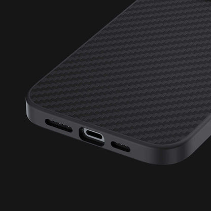 iPhone 13 Pro Max Kılıf Karbon Fiber Benks Hybrid Kevlar Kılıf