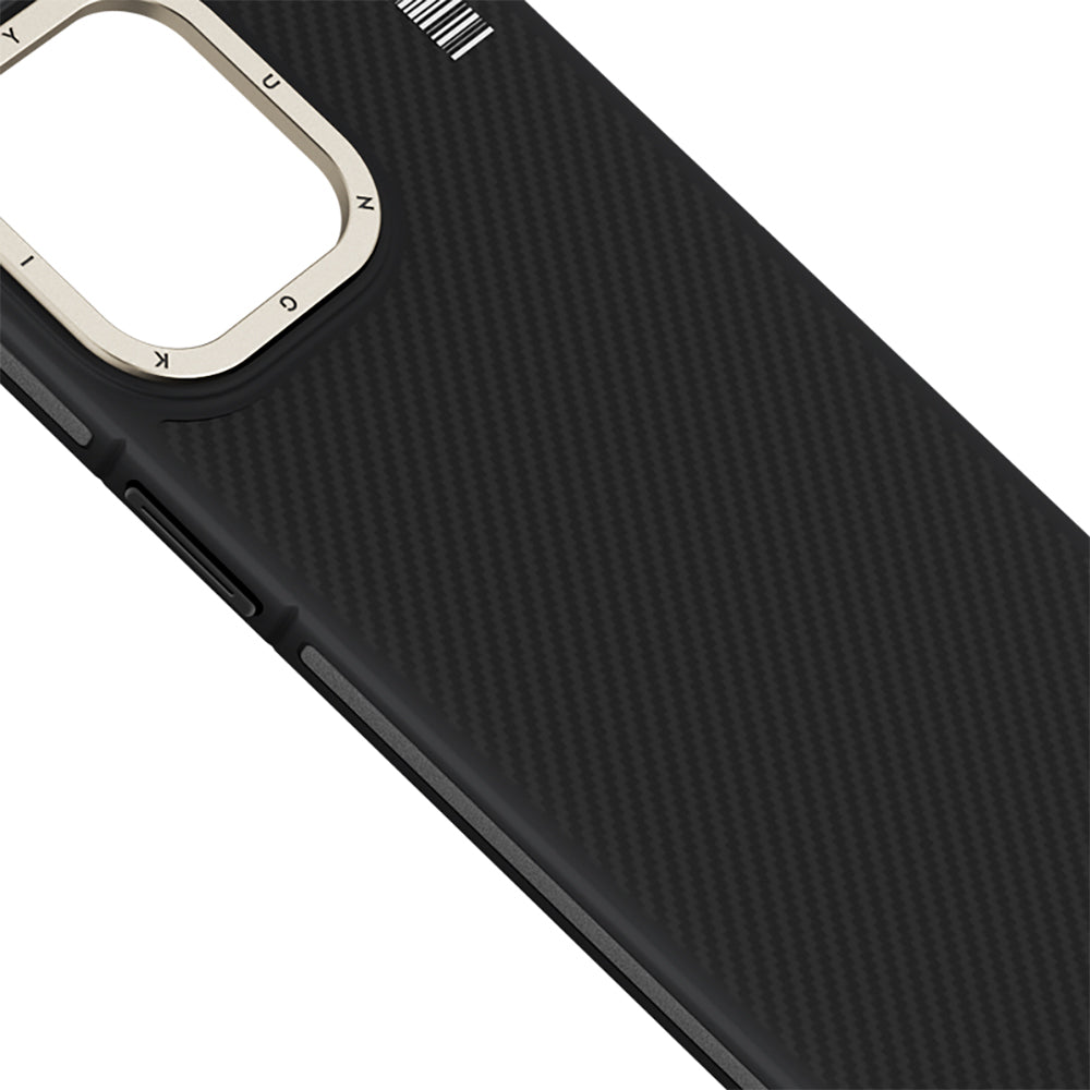 iPhone 13 Pro Max Kılıf M-safe Şarj Özellikli YoungKit 600D Kevlar Kılıf