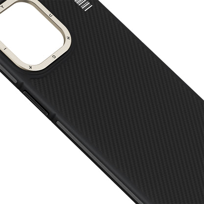 iPhone 13 Pro Max Kılıf M-safe Şarj Özellikli YoungKit 600D Kevlar Kılıf