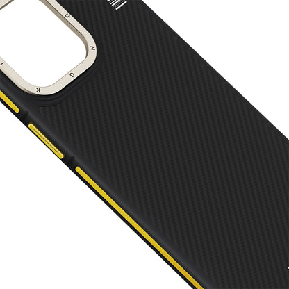 iPhone 13 Pro Max Kılıf M-safe Şarj Özellikli YoungKit 600D Kevlar Kılıf