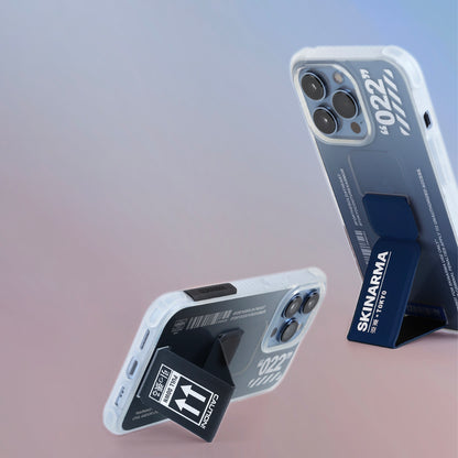 iPhone 13 Pro Max Kılıf SkinArma Standlı Şeffaf Tasarımlı Taihi Kobai Kılıf