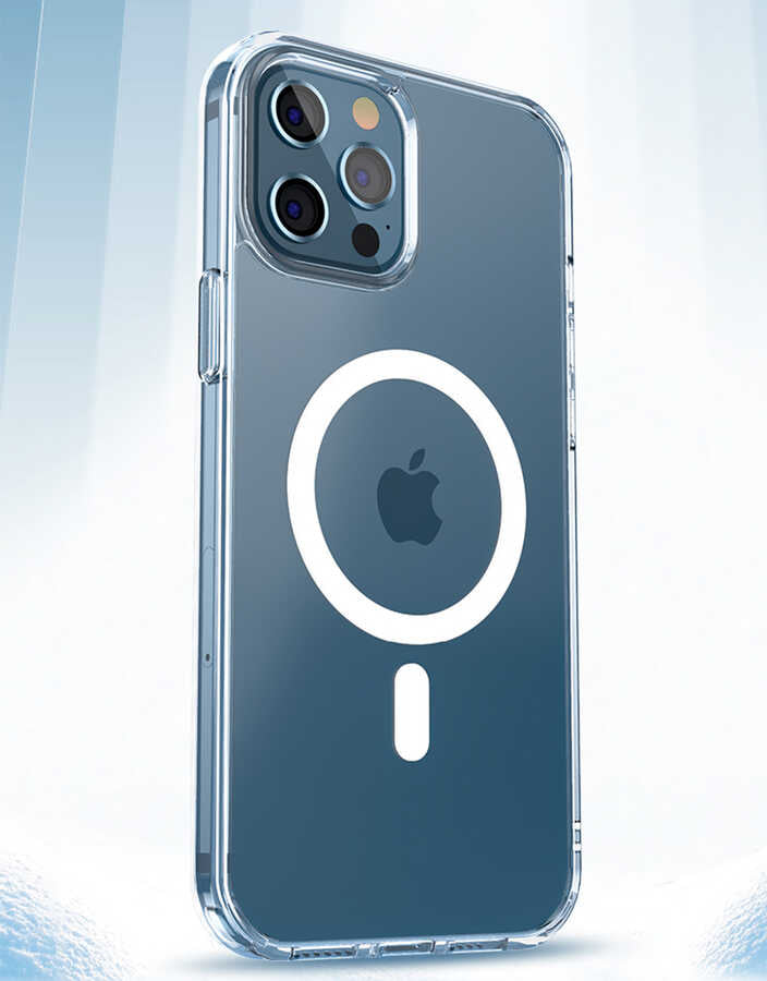 iPhone 13 Pro Max Kılıf Wiwu Magnetic Crystal Kılıf