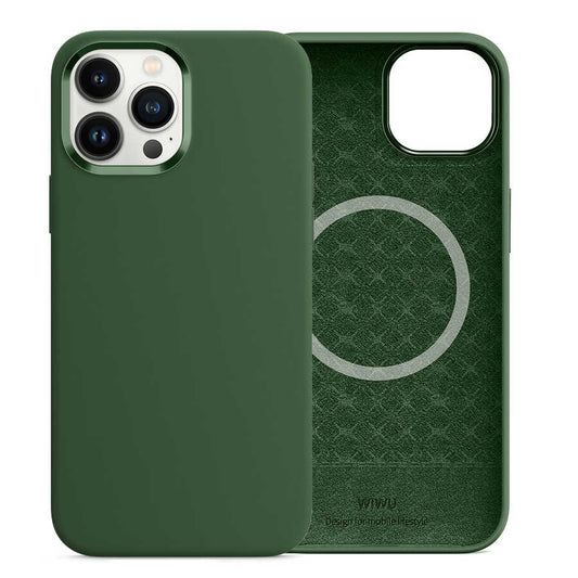 iPhone 13 Pro Max Kılıf Wiwu M-safe Magnetic Silikon Kılıf