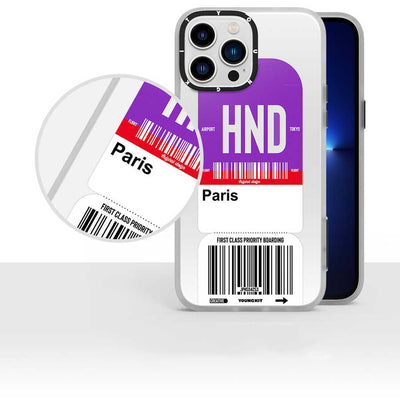 Apple iPhone 13 Pro Max Kılıf YoungKit Any Time Trip Serisi Kapak CL026 Hong Kong