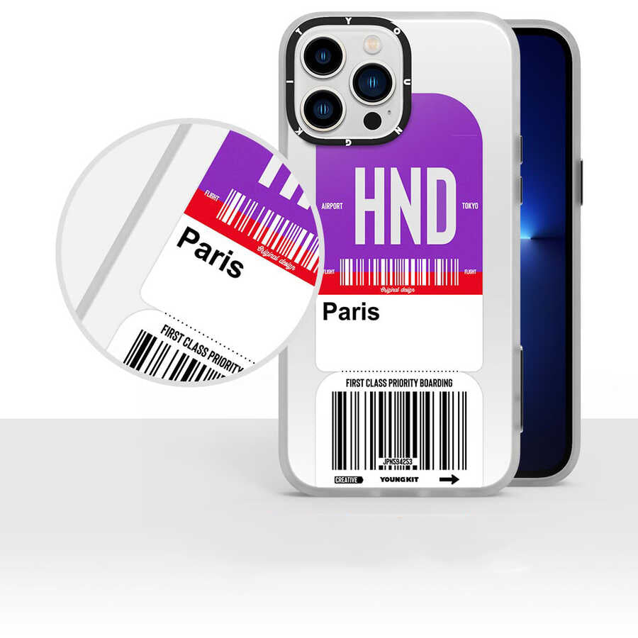Apple iPhone 13 Pro Max Kılıf YoungKit Any Time Trip Serisi Kapak CL025 Tokyo