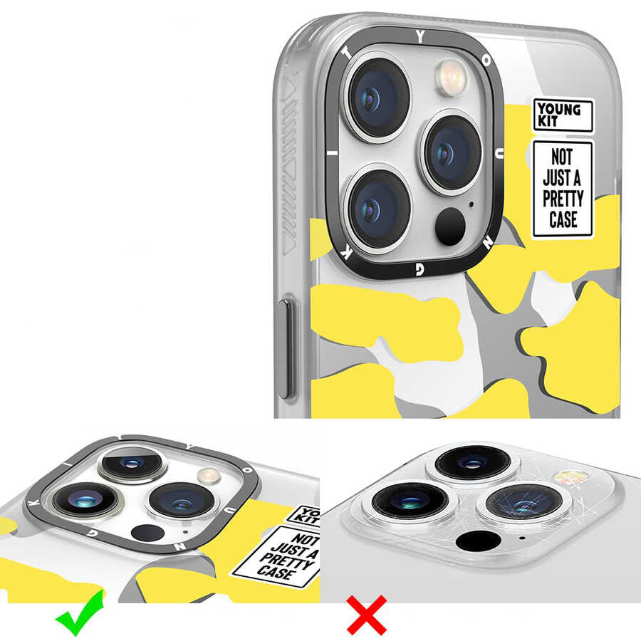 Apple iPhone 13 Pro Max Kılıf YoungKit Kamuflaj Serisi Kapak Mavi