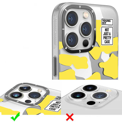 Apple iPhone 13 Pro Max Kılıf YoungKit Kamuflaj Serisi Kapak Mavi