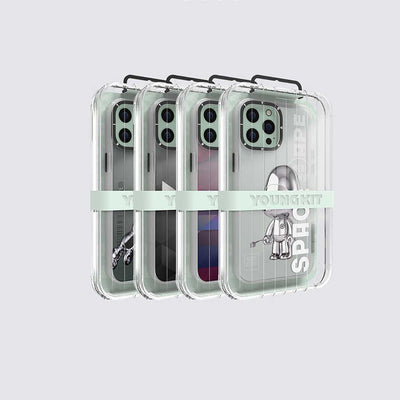 Apple iPhone 13 Pro Max Kılıf YoungKit Klasik Serisi Kapak CL001 Astronaut