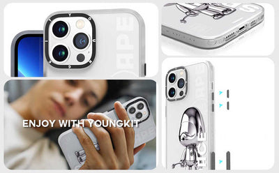 Apple iPhone 13 Pro Max Kılıf YoungKit Klasik Serisi Kapak CL001 Astronaut