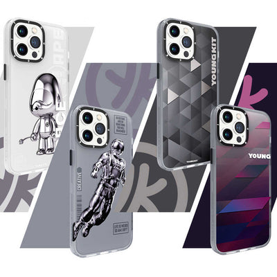 Apple iPhone 13 Pro Max Kılıf YoungKit Klasik Serisi Kapak CL001 Astronaut