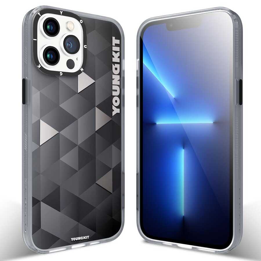 Apple iPhone 13 Pro Max Kılıf YoungKit Klasik Serisi Kapak CL001 Astronaut