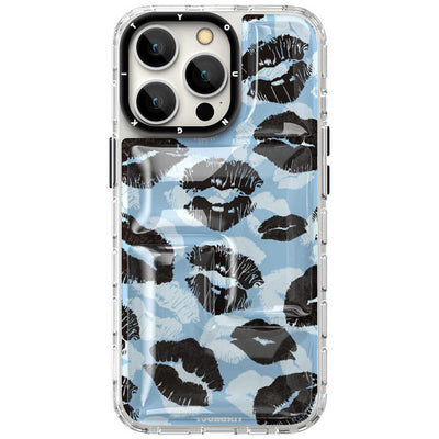 Apple iPhone 13 Pro Max Kılıf YoungKit Leopard Article Serisi Kapak Mavi