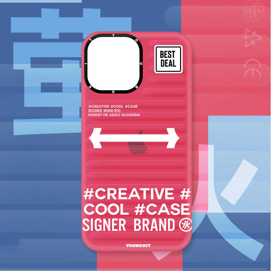 iPhone 13 Pro Max Kılıf YoungKit Luggage FireFly Serisi Kılıf