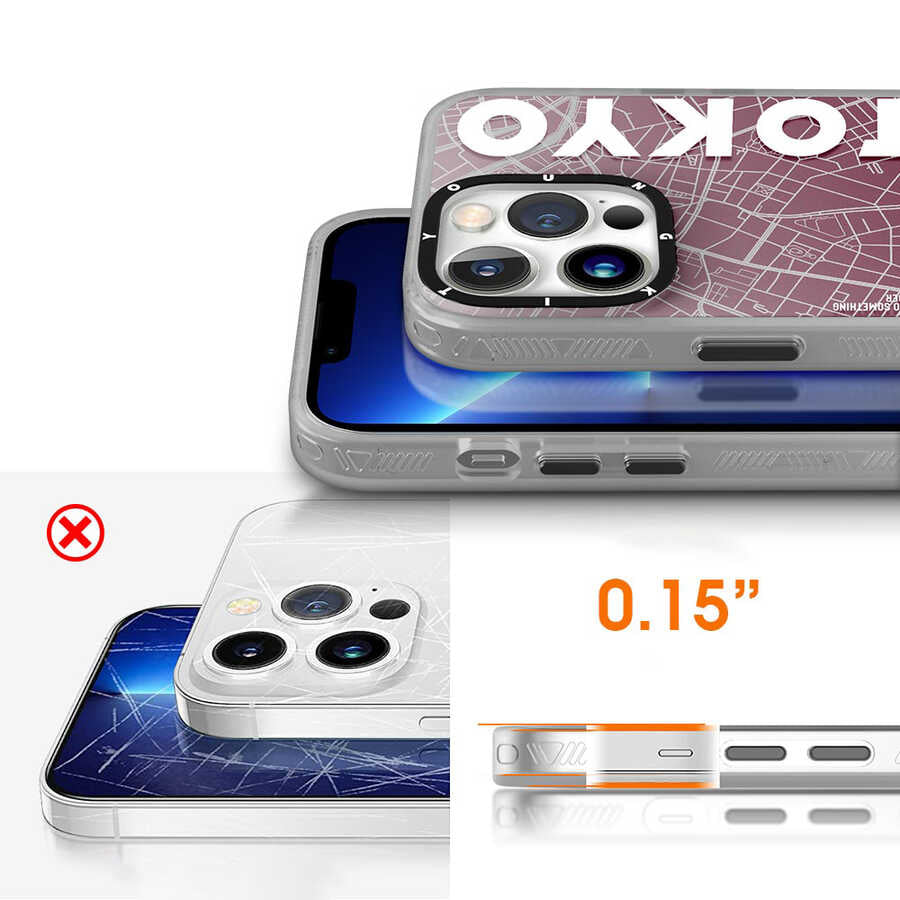 Apple iPhone 13 Pro Max Kılıf YoungKit World Trip Serisi Kapak Paris