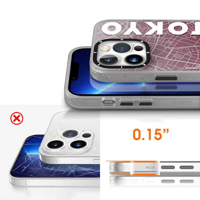 Apple iPhone 13 Pro Max Kılıf YoungKit World Trip Serisi Kapak Paris