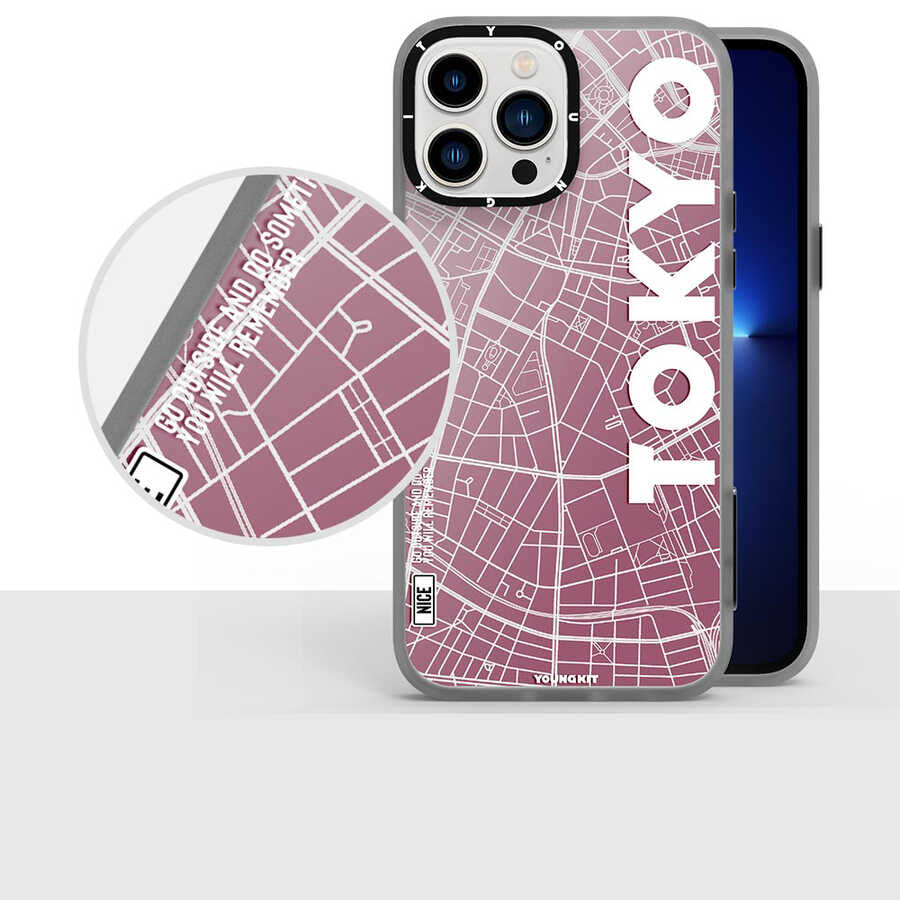 Apple iPhone 13 Pro Max Kılıf YoungKit World Trip Serisi Kapak Tokyo