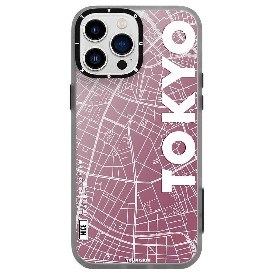Apple iPhone 13 Pro Max Kılıf YoungKit World Trip Serisi Kapak Tokyo