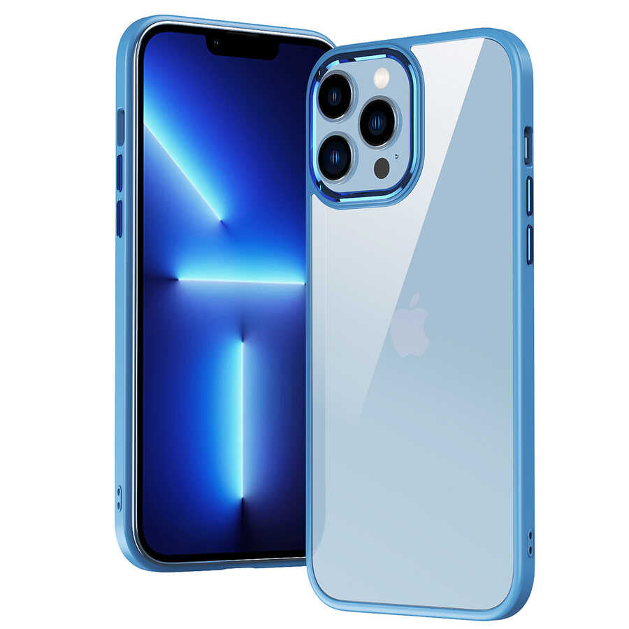 iPhone 13 Pro Max Kılıf Zore Krom Kılıf