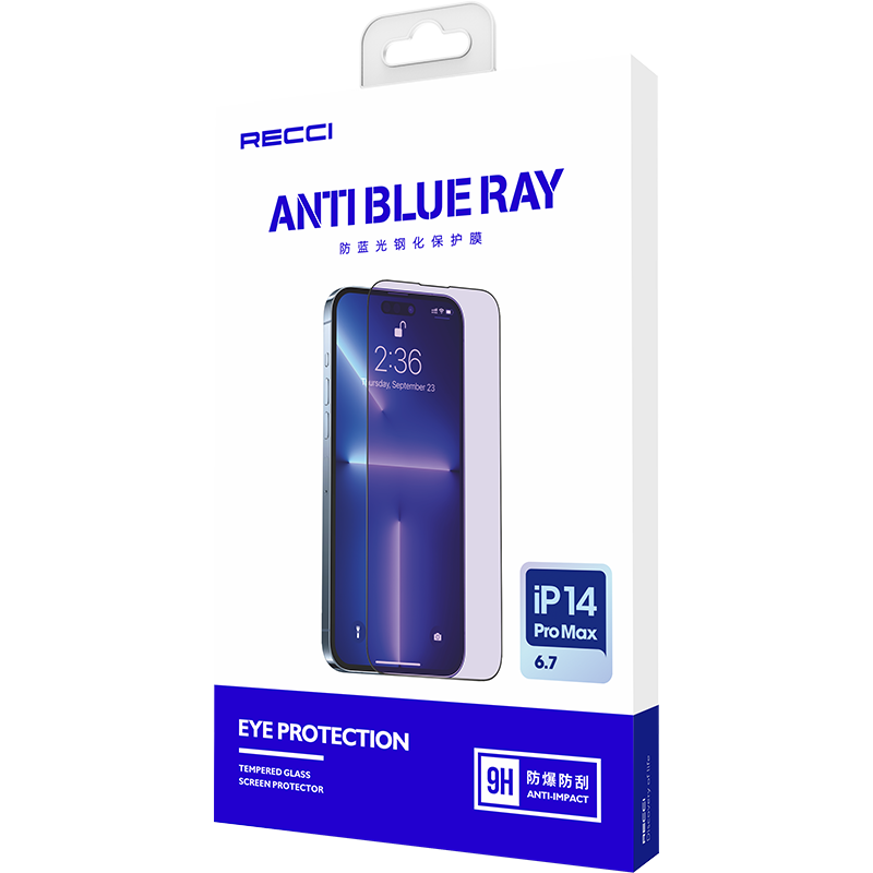 iPhone 13 Pro Max Recci Anti-Blue Light Cam Ekran Koruyucu