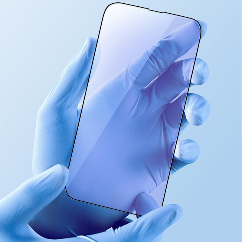 Apple iPhone 13 Pro Max Recci Anti-Blue Light Cam Ekran Koruyucu Renksiz