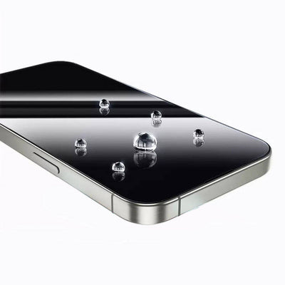 Apple iPhone 13 Pro Max Wiwu GT-008 Polimer Oleofobik Kaplama Şeffaf Pürüzsüz Temperli Cam Ekran Koruyucu 10'lu Paket Siyah
