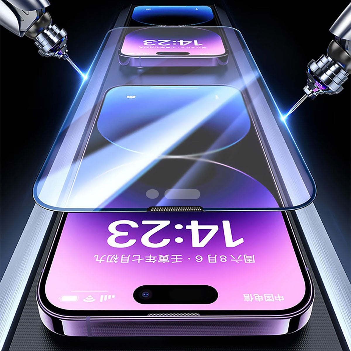 iPhone 13 Pro Wiwu iVista Screen Matte Ultra Güçlü Temperli Mat Ekran Koruyucu