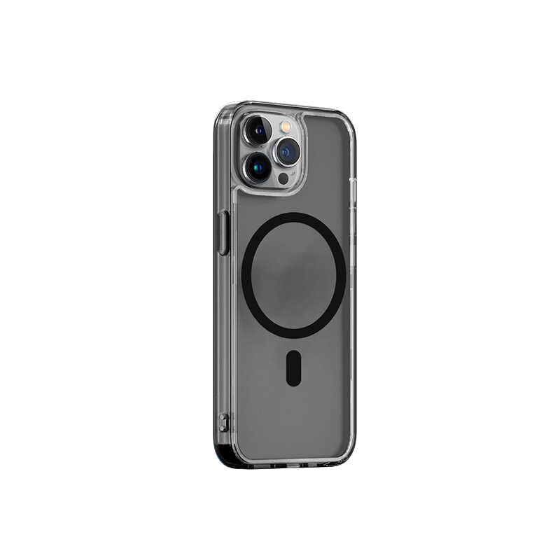 iPhone 13 Pro Wiwu M-safe Şarj Özellikli Lens Korumalı Şeffaf Silikon Kılıf