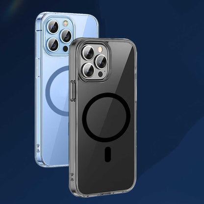 iPhone 13 Pro Wiwu M-safe Şarj Özellikli Lens Korumalı Şeffaf Silikon Kılıf