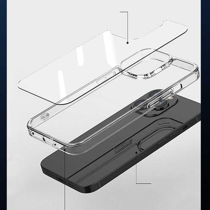 iPhone 13 Pro Wiwu M-safe Şarj Özellikli Lens Korumalı Şeffaf Silikon Kılıf