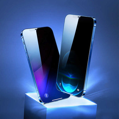 Apple iPhone 13 Wiwu Easy İnstall iPrivacy Temperli Ekran Koruyucu Siyah