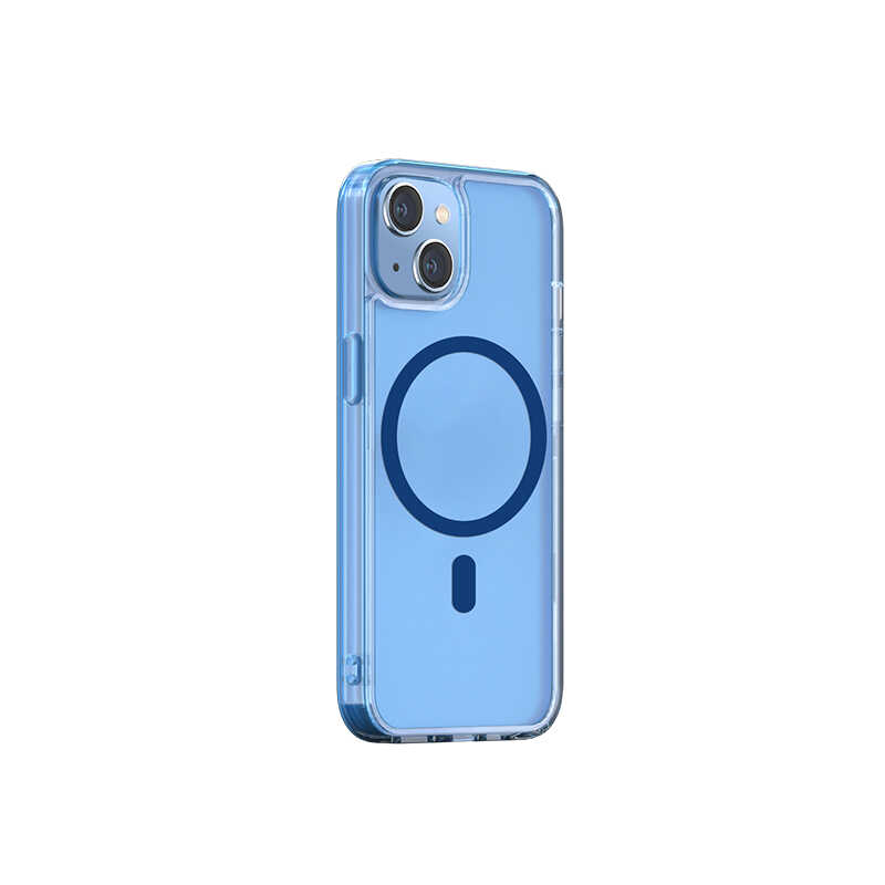 iPhone 13 Wiwu M-safe Şarj Özellikli Lens Korumalı Şeffaf Silikon Kılıf