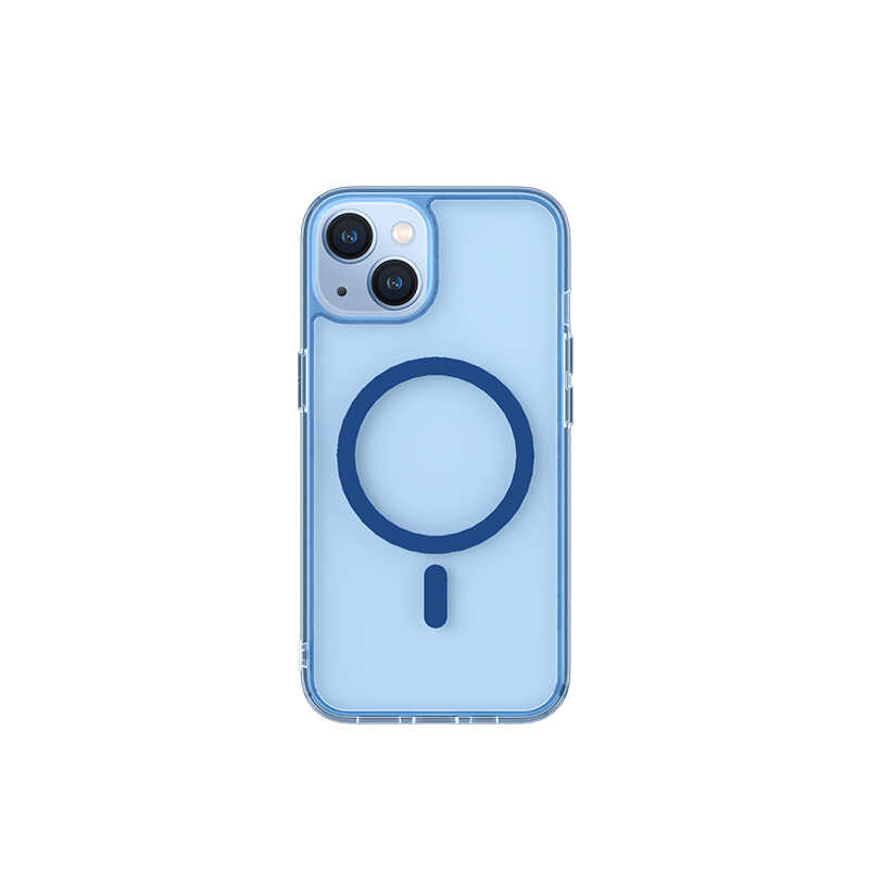 iPhone 13 Wiwu M-safe Şarj Özellikli Lens Korumalı Şeffaf Silikon Kılıf
