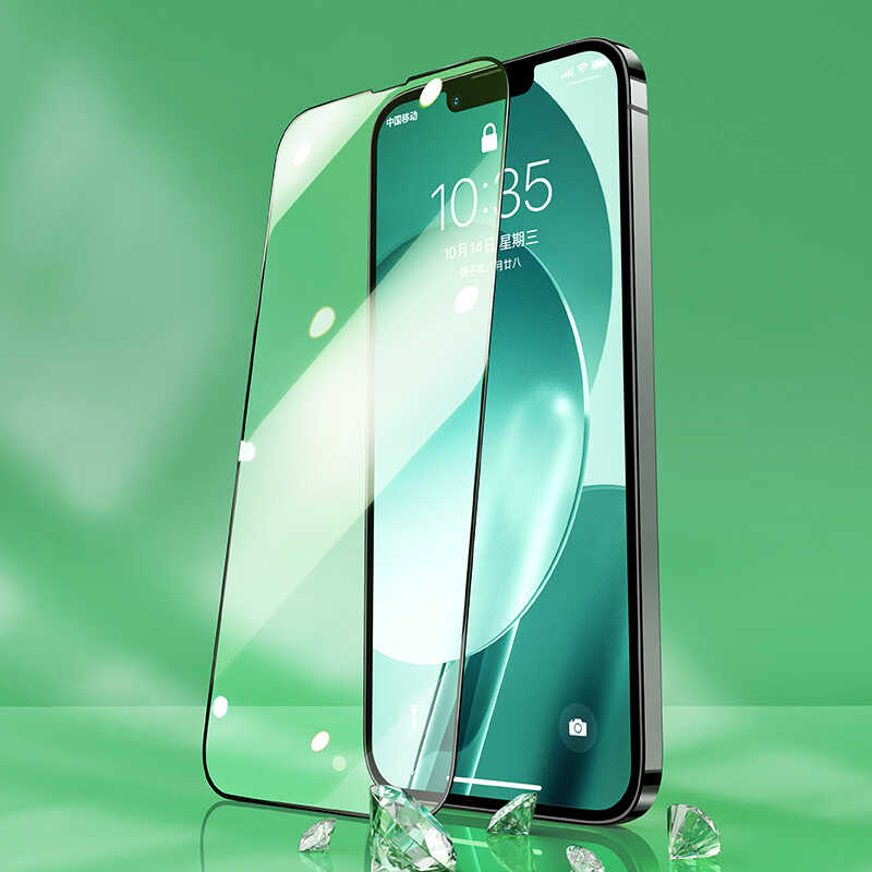 Apple iPhone 14 Benks V Pro Green Light Ekran Koruyucu Renksiz
