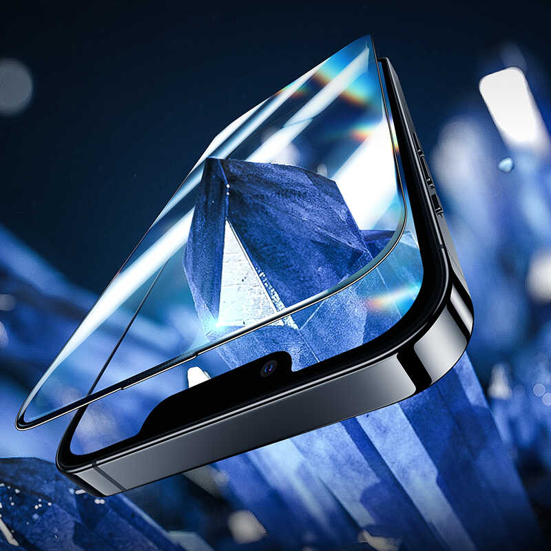 Apple iPhone 14 Benks Warrior Safir Coating Cam Ekran Koruyucu Siyah