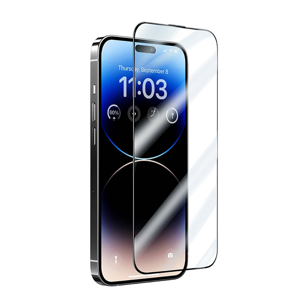 Apple iPhone 14 Hidrofobik Ve Oleofobik Özellikli Benks Air Shield Ekran Koruyucu 10&prime;lu Paket Şeffaf