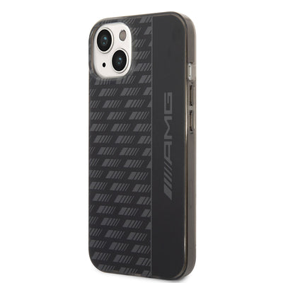 Apple iPhone 14 Kılıf AMG Frosted Buzlu PC Karbon Dizayn Kapak Siyah
