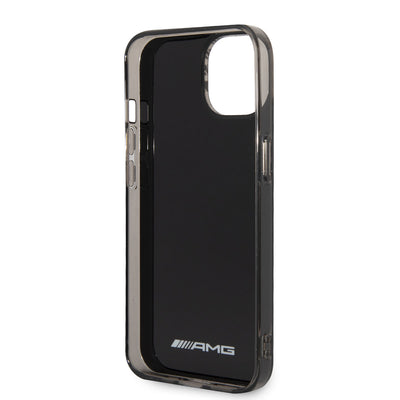 Apple iPhone 14 Kılıf AMG Frosted Buzlu PC Karbon Dizayn Kapak Siyah