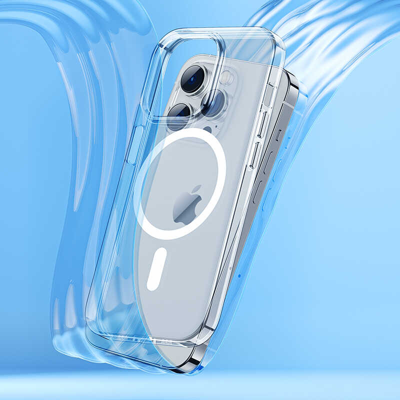 Apple iPhone 14 Kılıf Benks Crystal Series Clear Kapak Ekran Koruyucu Hediyeli Renksiz