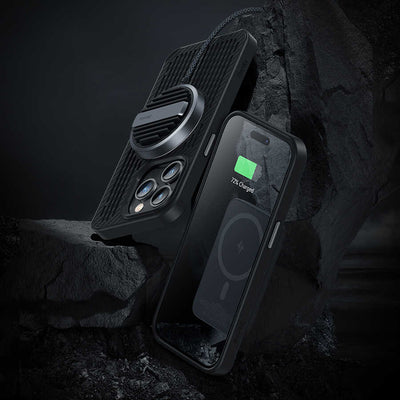 Apple iPhone 14 Kılıf Benks Magnetic Cooling Kevlar Soğutucu Özellikli Telefon Kılıfı Siyah