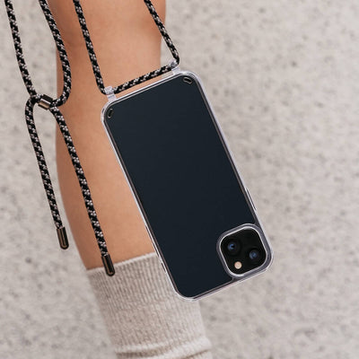 Apple iPhone 14 Kılıf Boyun Askılı Şok Önleyicili Şeffaf Lisanslı Switcheasy Play Kapak Pembe