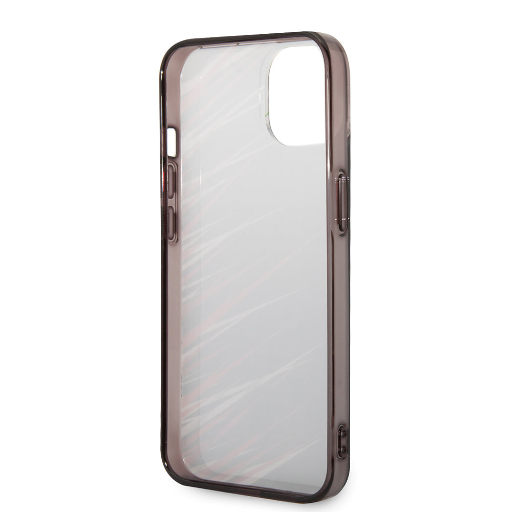 iPhone 14 Kılıf Ferrari Orjinal Lisanslı Baskı Logolu Çimen Desenli Kılıf