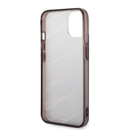 iPhone 14 Kılıf Ferrari Orjinal Lisanslı Baskı Logolu Çimen Desenli Kılıf