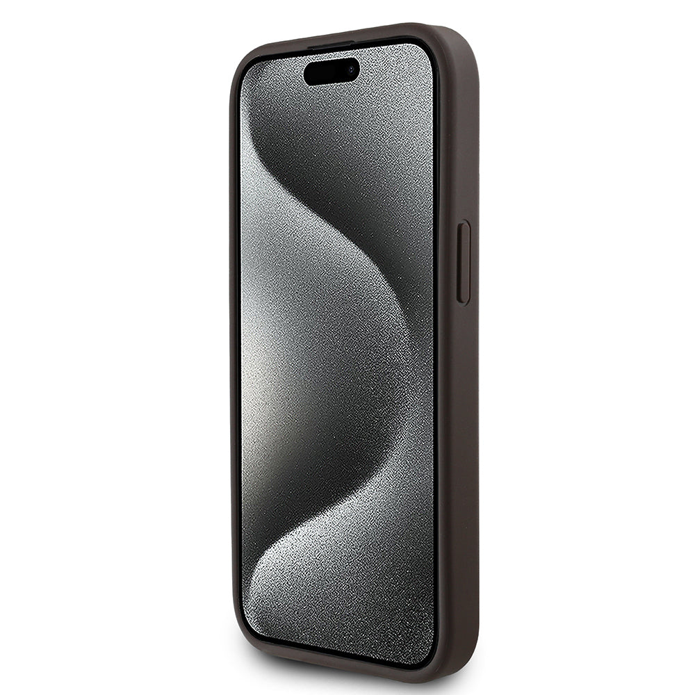 iPhone 14 Kılıf Guess Orjinal Lisanslı M-safe Şarj Özellikli 4G Desen Yazı Logolu Kılıf